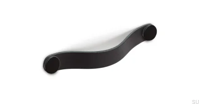 Möbelhandtag Flexa 128 Läder Svart