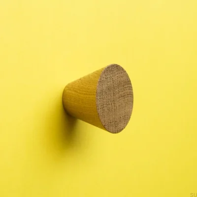 Möbelknopp Basic Cone Wooden Oak 20 - 40 - Toning Oil