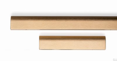 Ona 544 Edge Möbelhandtag Borstad Guld Anodiserad