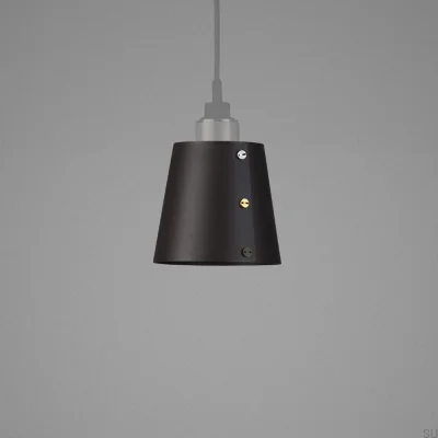 Skärm Liten Stål Grafit Taklampa