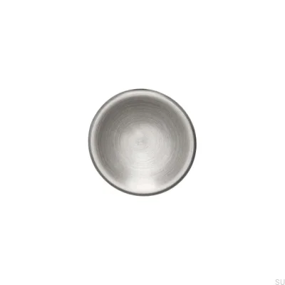 Möbelknopp Skiva 38 Borstad Nickel