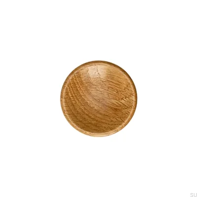 Möbelknopp Disc 38, Trä, Ek