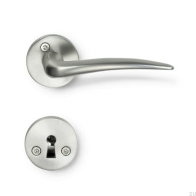 Skagen Borstad Silver Dörrhandtag Skandinavisk Standard