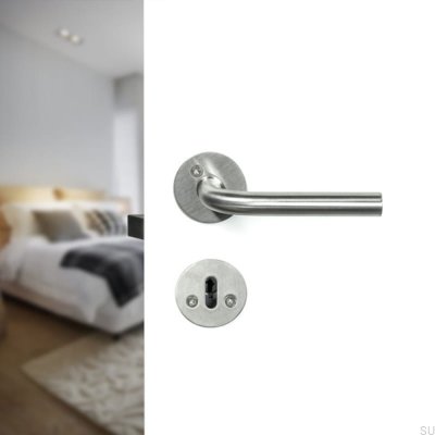 Kastrup 11 Dörrhandtag Borstad Silver Skandinavisk Standard