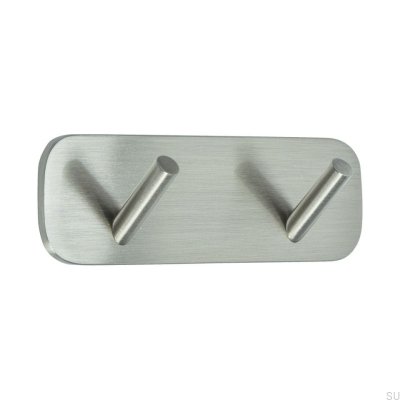 Vägghängare Solid 2 Borstat silver