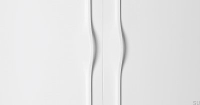 Längsgående möbelhandtag Brave 192 Aluminium Vit