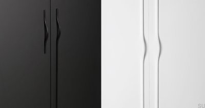 Brave 1120 aluminium vit möbel draghandtag