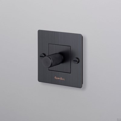 LED-dimmer Cross 1G 100W mässing bränd brons europeisk standard