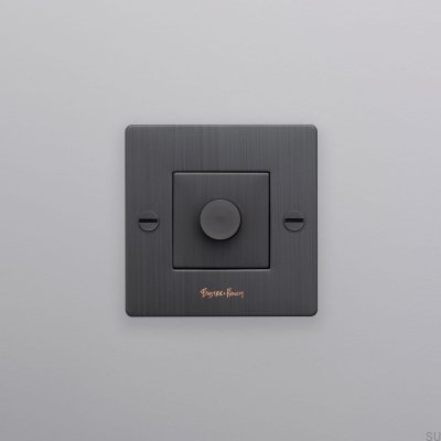 LED-dimmer Cross 1G 100W mässing bränd brons europeisk standard