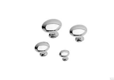 Möbelknopp 24226-17 Silverpolerad nickel
