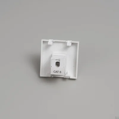 RJ45 CAT6 Modulärt uttag 45mm Vit Europeisk standard