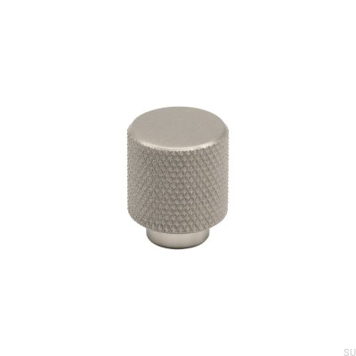 Helix 20 Silver Borstad Möbelknopp