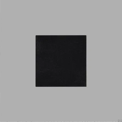 Blank 45 mm svart europeisk standardmodulär kontakt