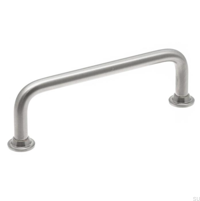 Avlångt möbelhandtag 1353 96 Borstad nickel