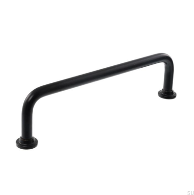 Avlångt möbelhandtag 1353 160 Metall Svart