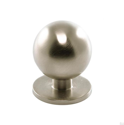 Möbelknopp 1349 25 Borstad nickel