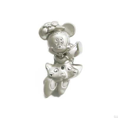 Minnie Mouse möbelknopp Borstad Nickel