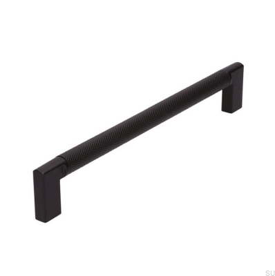 Avlångt möbelhandtag 2457 160 Metall Svart