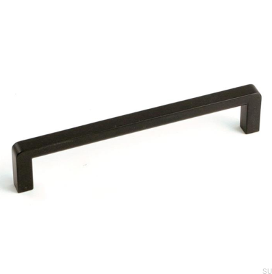 Avlångt möbelhandtag 6200 192 Metall Svart