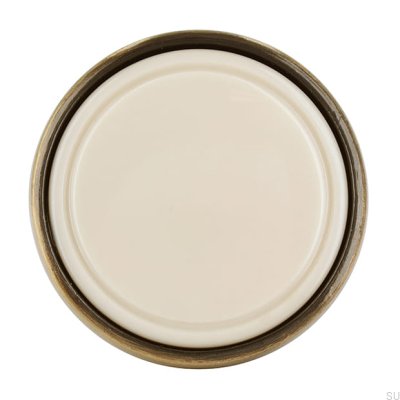 Möbelknopp 1971 30 Antik Brons med Beige