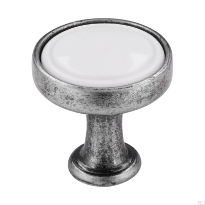 Möbelknopp 1971 Antik Silver