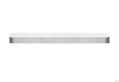 Möbelhandtag Sense 128 Borstad Silver