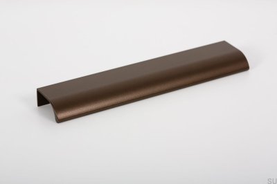 Hon 256 aluminium kant möbelhandtag Brun