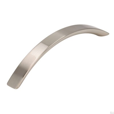 Avlångt möbelhandtag 1029 Borstad Silver