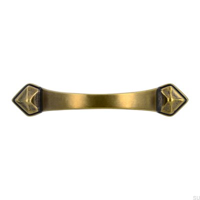 Avlångt möbelhandtag 1323 96 Antik brons