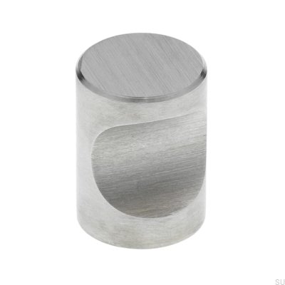 Möbelknopp 1404 18 Borstat stål