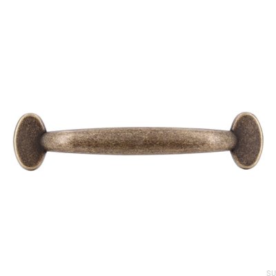 Avlångt möbelhandtag 1534 96 Antik brons