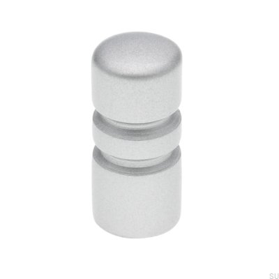 Möbelknopp 1576 Aluminium Borstad