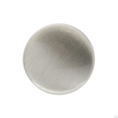 Möbelknopp 1576 Silver Borstad