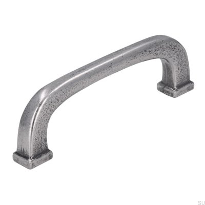Avlångt möbelhandtag 1577 96 Antik Silver