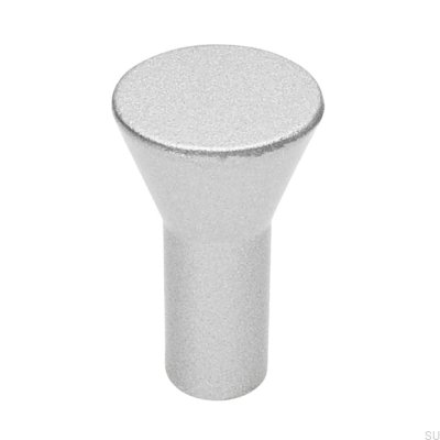 Möbelknopp 1581 Aluminium Borstad