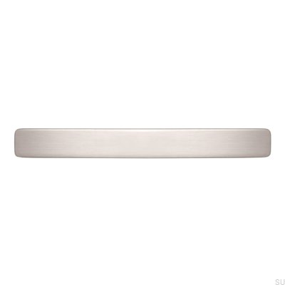 Avlångt möbelhandtag 1666 128 Borstat silver