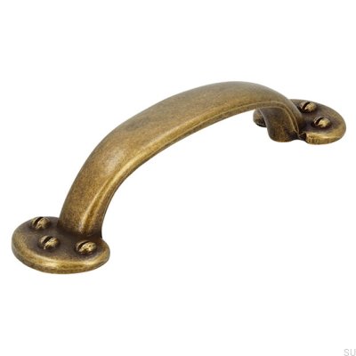 Avlångt möbelhandtag 1681 96 Antik brons