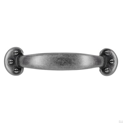 Avlångt möbelhandtag 1681 96 Antik Silver