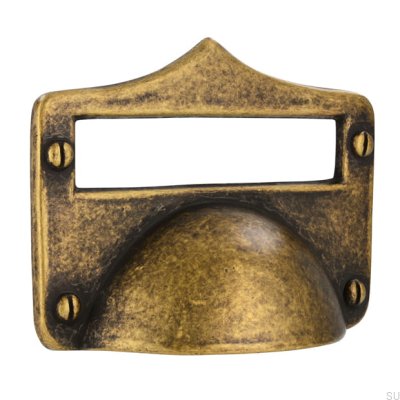 Skalmöbelhandtag 1682 32 Antik brons