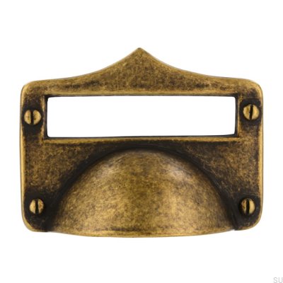 Skalmöbelhandtag 1682 32 Antik brons