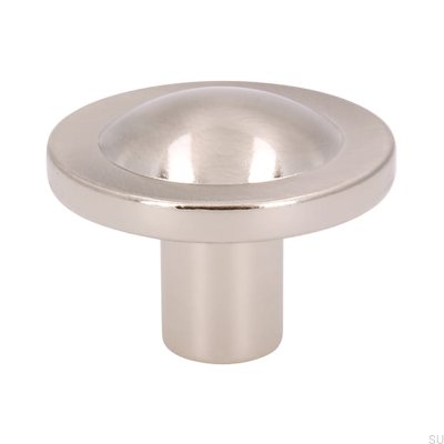 Möbelknopp 1746 40 Silver Borstad