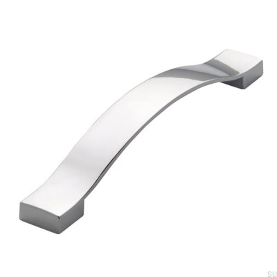 Avlångt möbelhandtag 1750 160 Polerad krom