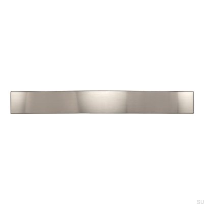 Avlångt möbelhandtag 1750 160 Silver Borstad