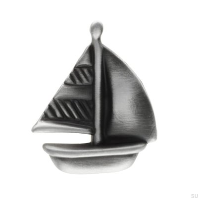 Möbelknopp Łódź 1884 Antik Silver