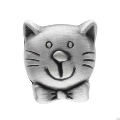 Möbelknopp Cat 1886 Antik Silver