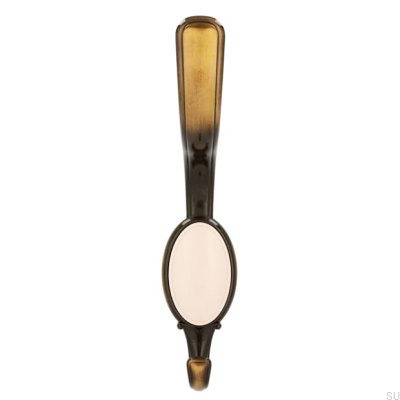 Väggkappa 1980 Antik brons med beige