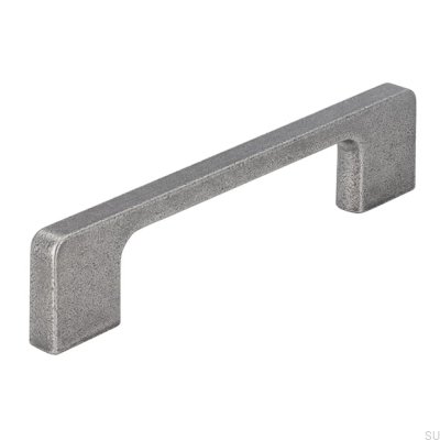 Avlångt möbelhandtag 2027 128 Antik Silver