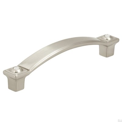 Avlångt möbelhandtag 2038 96 Silver Borstad