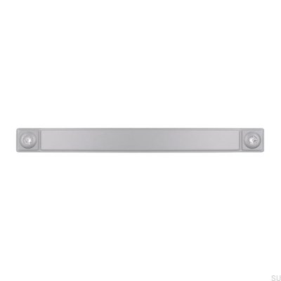 Avlångt möbelhandtag 2038 128 Aluminium Borstad