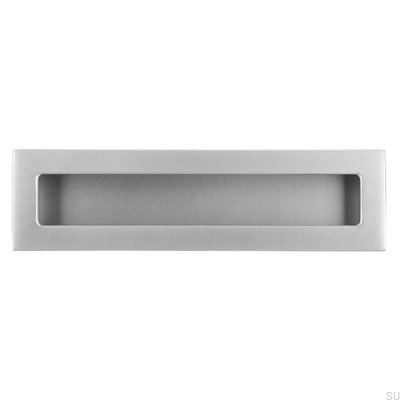 Infällt möbelhandtag 2042 160 Aluminium Borstad